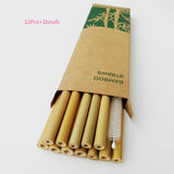 Yellow Bamboo Straws