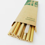 Yellow Bamboo Straws