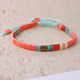 Pastel Tila Glass Bead Bracelet