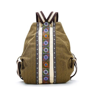 Canvas Tribal Backpack