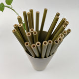 Green Bamboo Straws