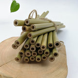 Green Bamboo Straws