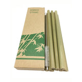 Green Bamboo Straws