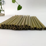 Green Bamboo Straws