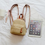 Mini Straw Backpack