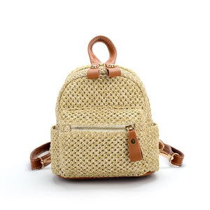 Mini Straw Backpack