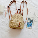 Mini Straw Backpack