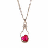 Love In A Bottle Pendant Necklace In Candy Colors!