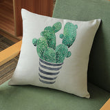 Colorful Cactus pillow covers