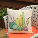 Colorful Cactus pillow covers