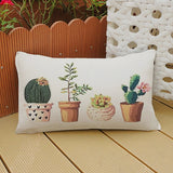 Colorful Cactus pillow covers