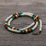 Heishi Necklace With Authentic Coconut Shell beads