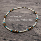 Heishi Necklace With Authentic Coconut Shell beads