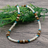 Heishi Necklace With Authentic Coconut Shell beads