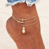 Pineapple Anklet