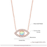 Angel Eye Moonstone Necklace