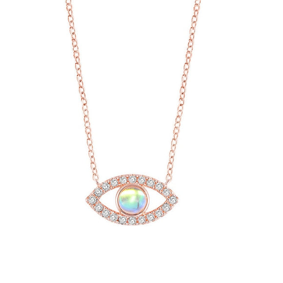 Angel Eye Moonstone Necklace