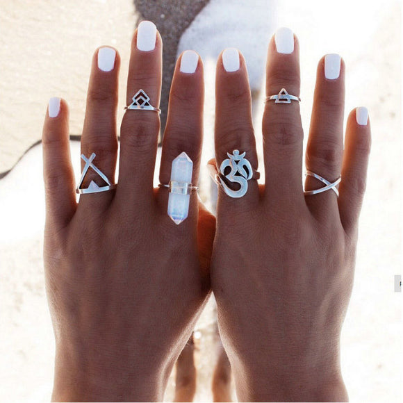 Heavenly Lucky Stack Ring set