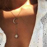 Whimsical multi-layer Star/ Moon Necklaces