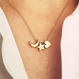 Whimsical multi-layer Star/ Moon Necklaces