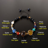 The Galaxy With Pluto Bracelet - Slide It On And You Are The Sun! Just $15.99