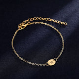 Charm Letter Gold Bracelet