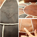 Moroccan Leather Pouf Case