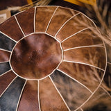 Moroccan Leather Pouf Case