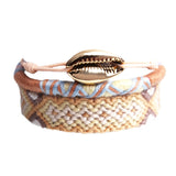 Nice n Neutral Cowrie Seashell Bracelet Set