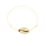 Nice n Neutral Cowrie Seashell Bracelet Set