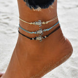 Turtle Charm Anklets- 3 Colors To Choose From Or Stack Em'!