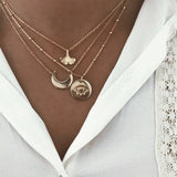 Shell Pendant Necklaces-3 Piece Sets