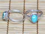 Natural Turquoise Ring- Handmade In Nepal