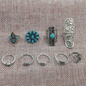 Turquoise Ring Set