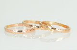 Gold And Silver Stackable Rings