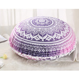 Colorful Mandala Floor Pillow ottoman