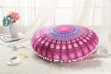 Colorful Mandala Floor Pillow ottoman