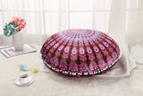 Colorful Mandala Floor Pillow ottoman