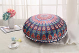 Colorful Mandala Floor Pillow ottoman